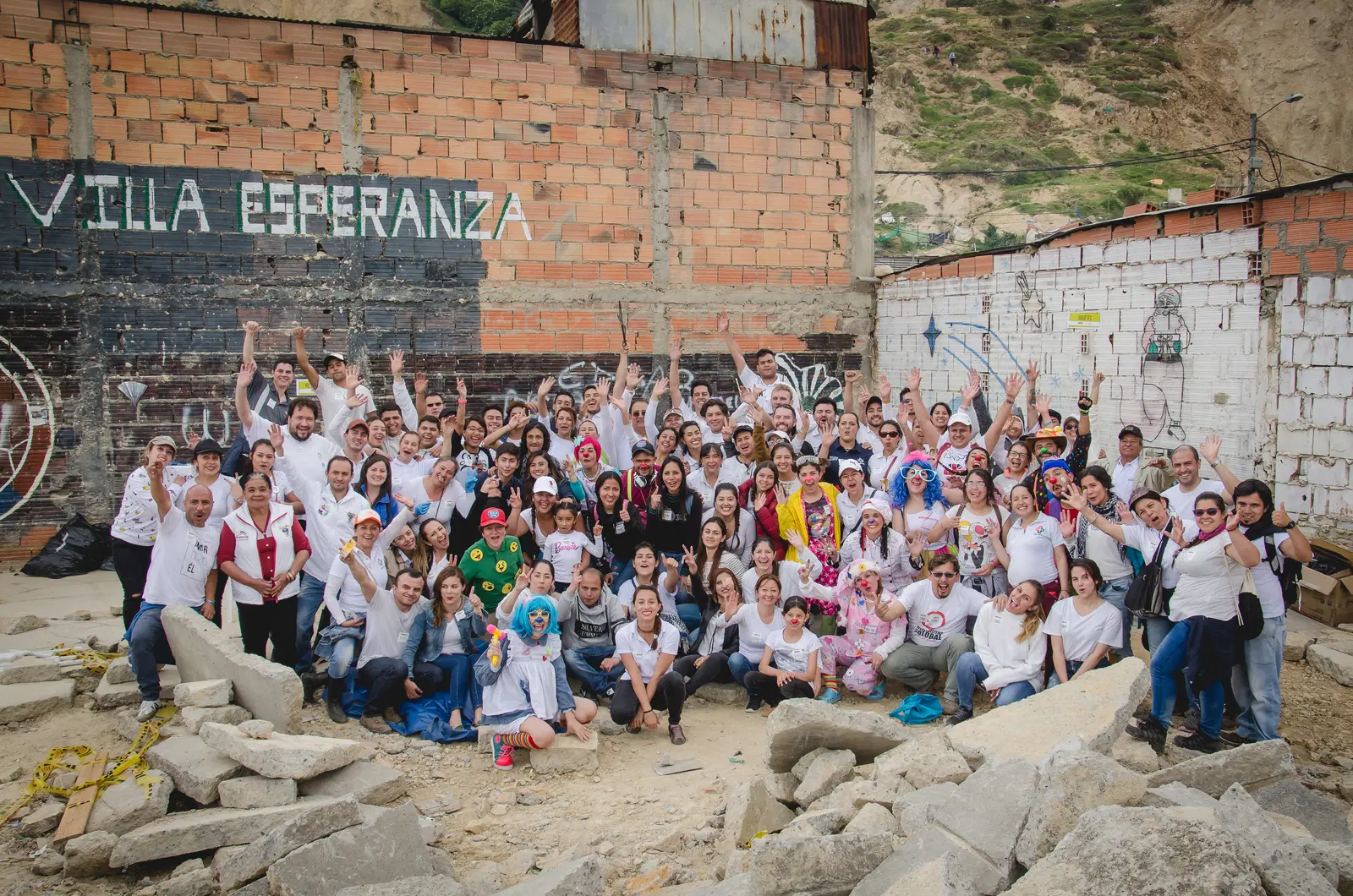 Comunidad reunida durante Kross en Soacha