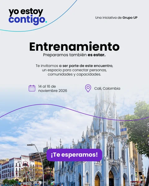 Entrenamiento de Yo estoy contigo en Cali del 14 al 16 de noviembre de 2026