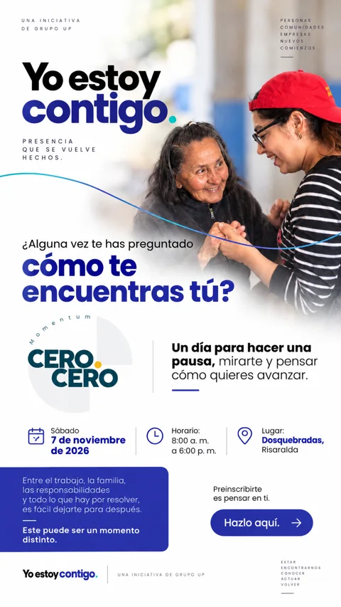 Invitación a Momentum Cero.Cero en Dosquebradas el 7 de noviembre de 2026